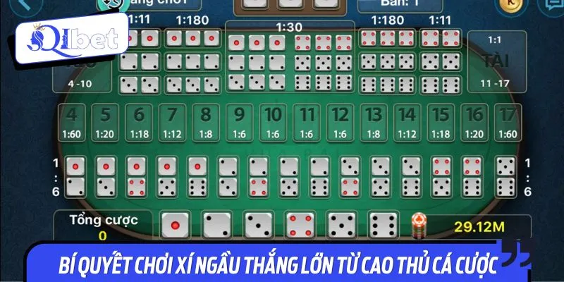 Bí quyết chơi xí ngầu thắng lớn từ cao thủ cá cược
